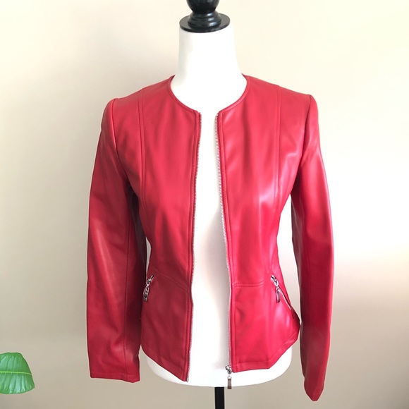 HP✨Zara | Faux Leather Jacket - Picture 4 of 14